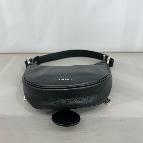 Versace Medusa logo repeat monogram hobo crossbody bag NEW - Picture 8 of 11